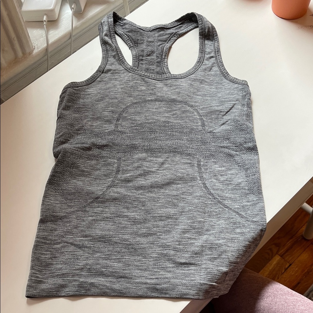 Lululemon Athletica grey Tank Top